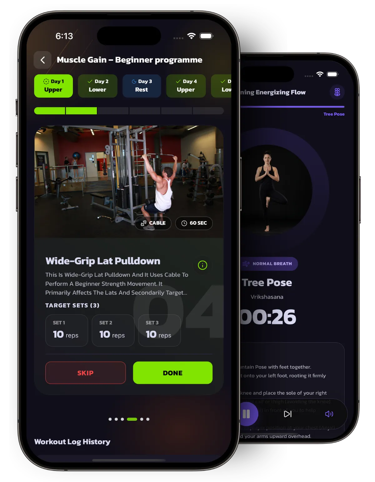 score.fit workout tracking experience